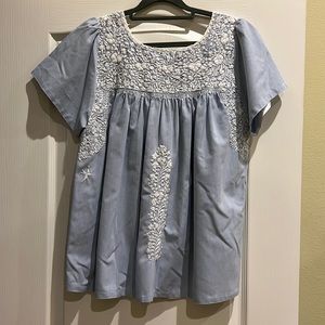 Mi Golondrina Liliana Blouse. Size M.